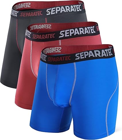腸紺子 Amazon | [Separatec(セパレーテック)] ボクサーパンツ ロング